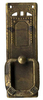 Griff senkrecht aus Messing "Jugendstil-Art Deco", 27x85 mm - 1 Stück