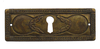 Schlüsselschild waagerecht aus Zamak "Liberty" patiniert, 96x35 mm - 1 Stück