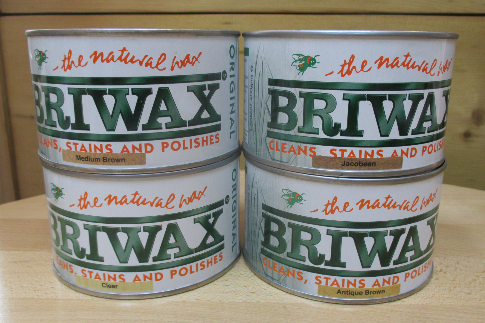 Briwax Original auf Toluol-Basis 400 g Dose farblos clear 