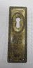 Schlüsselschild senkrecht aus Zamak "Jugendstil-Art Deco", 34x96 mm - 1 Stück