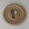 Holzschlüsselschild zum Einlassen aus Erlenholz Durchmesser 32 mm