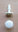 Handgefertigter Knopf aus weißem Tierknochen "Louis-Philippe Biedermeier" - 1 Stück